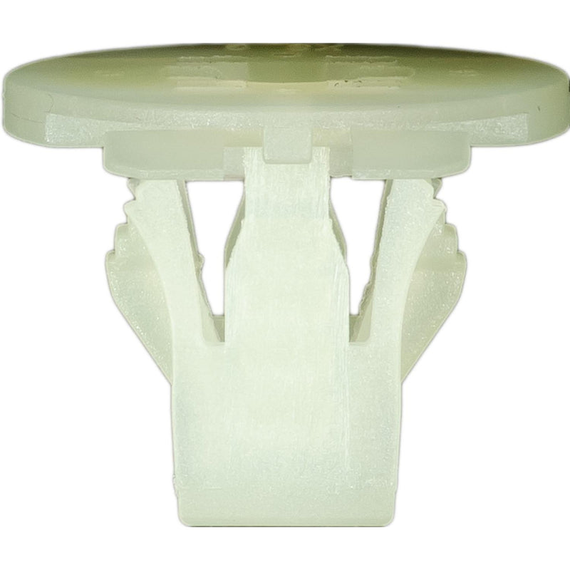 15mm White Nylon Under Cover Screw Grommet, 22mm Head