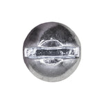 #10-32x1-1/4" Slotted Round Head Machine Screw, Zinc Chromate
