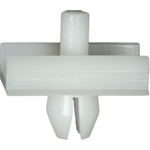 7mmx20mm White Nylon Side Molding Clip