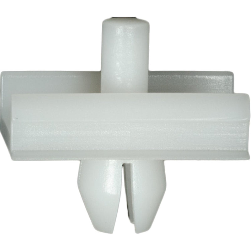 7mmx20mm White Nylon Side Molding Clip