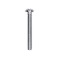 #10-32x1-1/2" Slotted Round Head Machine Screw, Zinc Chromate