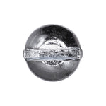 #10-32x1-1/2" Slotted Round Head Machine Screw, Zinc Chromate
