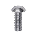 #10-24x1/2" Slotted Round Head Machine Screw, Zinc Chromate