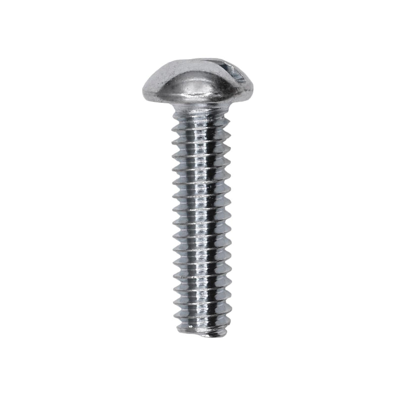 #10-24x3/4" Slotted Round Head Machine Screw, Zinc Chromate