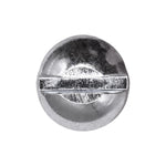 #10-24x3/4" Slotted Round Head Machine Screw, Zinc Chromate