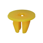 M4.8 Yellow Nylon Fender & Side Shield Grommet, 17mm Head