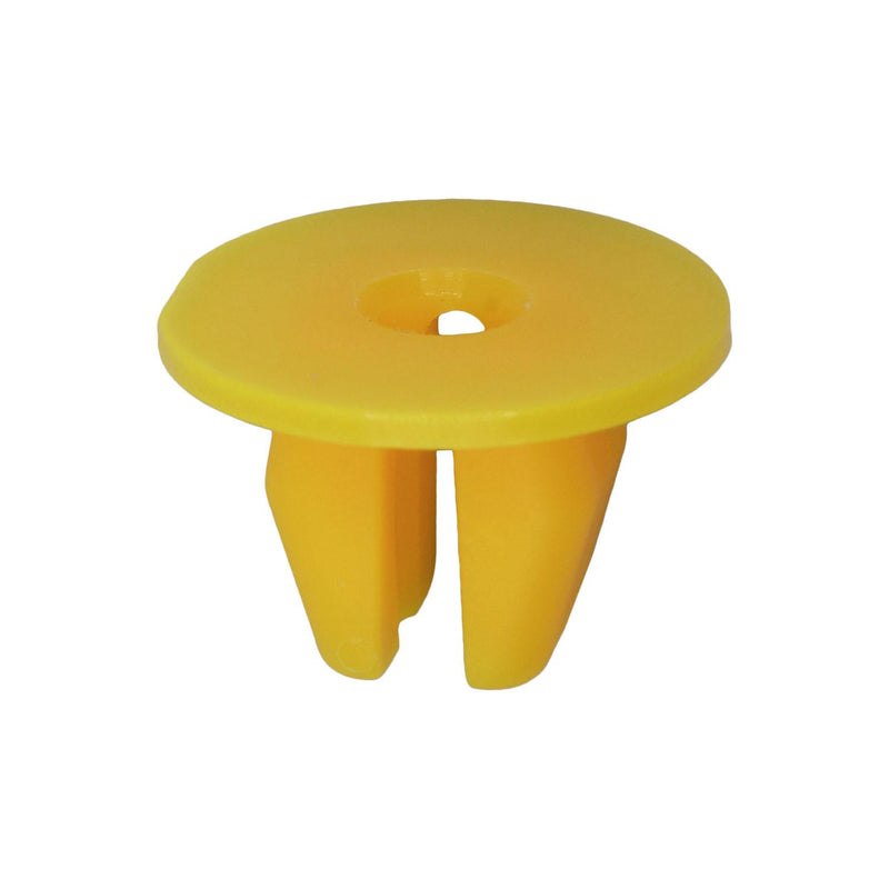 M4.8 Yellow Nylon Fender & Side Shield Grommet, 17mm Head