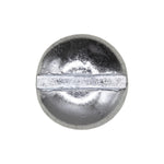 #10-24x1" Slotted Round Head Machine Screw, Zinc Chromate