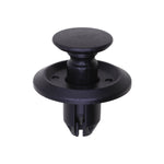 7.8mmx11mm Black Nylon Fender Apron Push-Type Retainer, 20mm Head