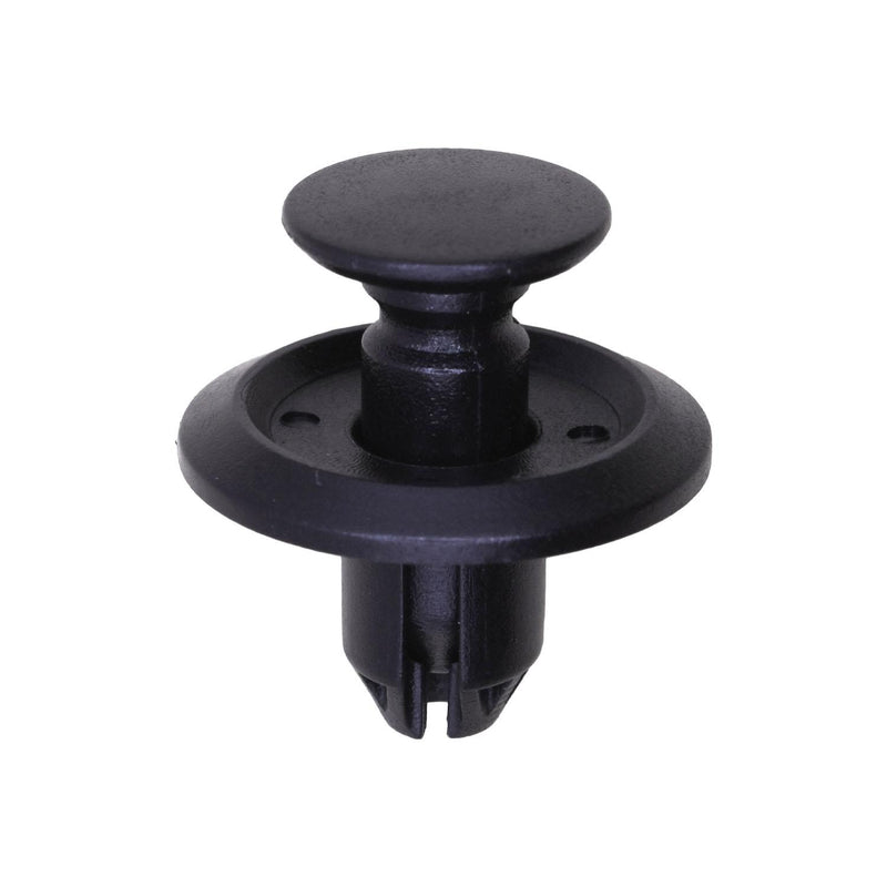 7.8mmx11mm Black Nylon Fender Apron Push-Type Retainer, 20mm Head