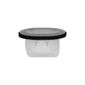 13mmx17mm Ovalx13mm White Nylon Side Panel Retainer with Sealer