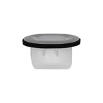 13mmx17mm Ovalx13mm White Nylon Side Panel Retainer with Sealer