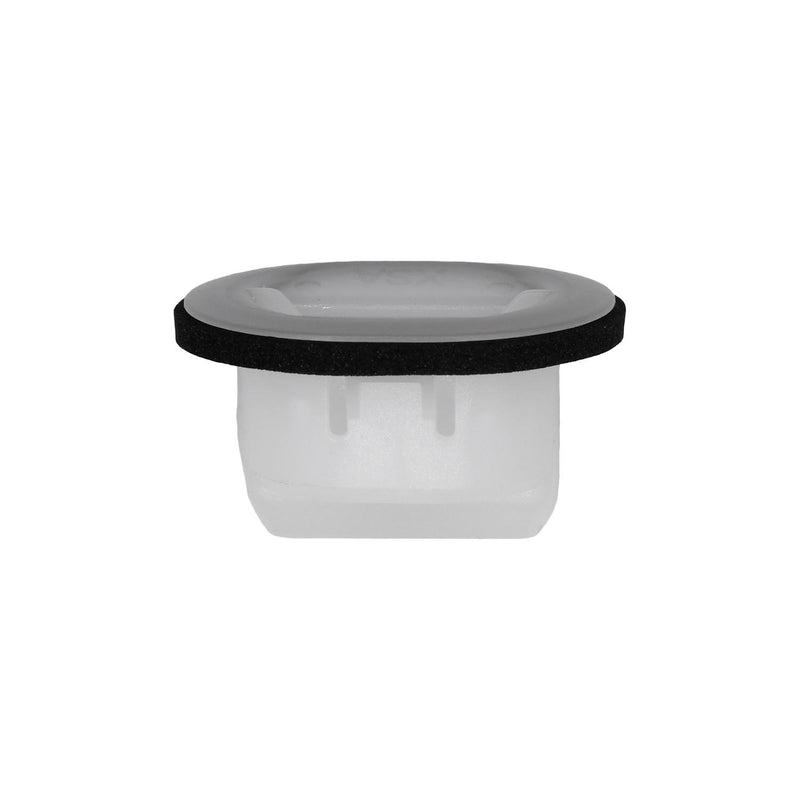 13mmx17mm Ovalx13mm White Nylon Side Panel Retainer with Sealer