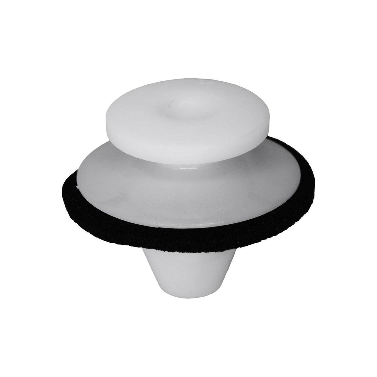 8.5mmx11mm White Nylon Stop Lamp Housing Retainer with Sealer, 18mm Head