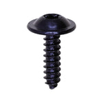 M4.2-1.41x16mm Interior Trim Round Washer Tapping Screw, 12mm Washer, Black Zinc