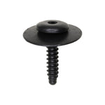 M4.2-1.41x20mm Fender Apron Torx Button Tapping Screw, 19.5mm Washer, Trivalent Black Zinc