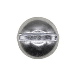 #12-24x1/2" Slotted Round Head Machine Screw, Zinc Chromate