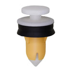 8.75mmx18mm White Nylon Door Trim Panel Retainer with Sealer, 16mm Head