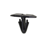 9.5mm Black Nylon Rear Door Crew Cab Weatherstrip Retainer, 4mmx15mm Head