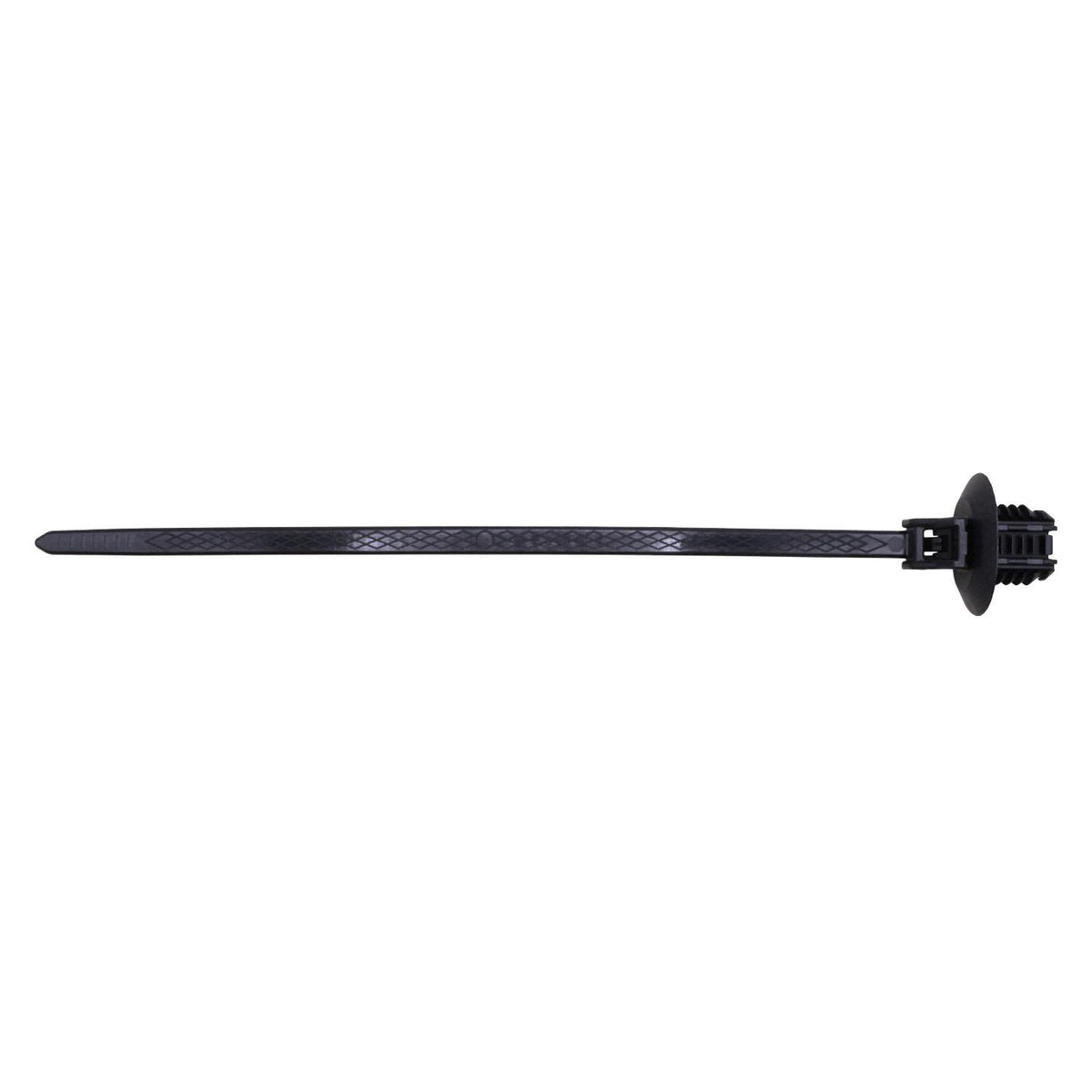 166mm (6-1/2) Black Nylon Cable Tie with Tree Mount