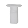 M5-2.12 White Nylon Bumper Screw Grommet, 9mmx19mm Head
