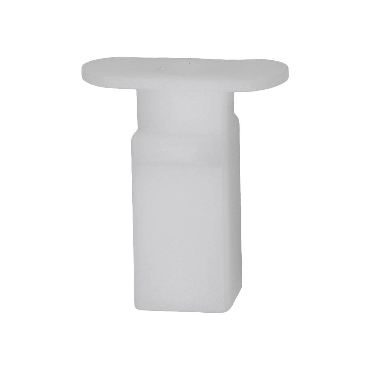 M5-2.12 White Nylon Bumper Screw Grommet, 9mmx19mm Head