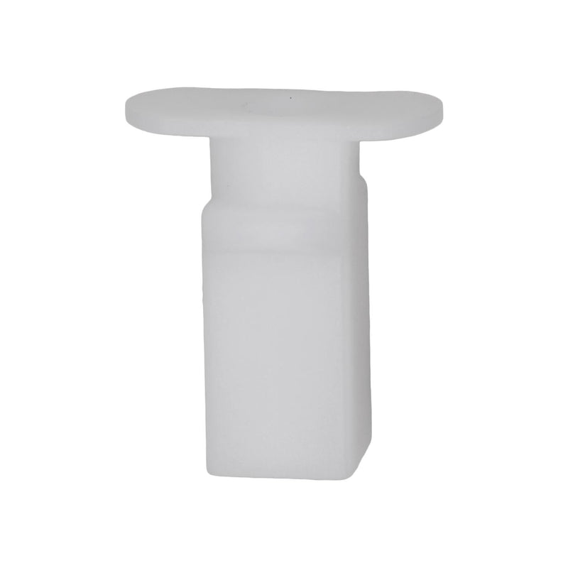 M5-2.12 White Nylon Bumper Screw Grommet, 9mmx19mm Head