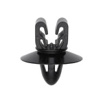 12mm Black Nylon Hood Cable Clip, 10mmx12mm Head