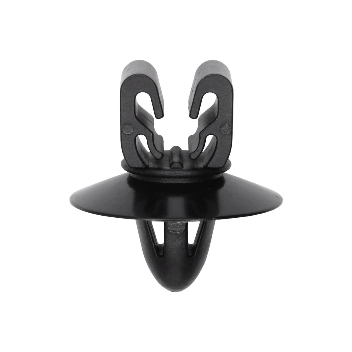 12mm Black Nylon Hood Cable Clip, 10mmx12mm Head
