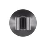 12mm Black Nylon Hood Cable Clip, 10mmx12mm Head