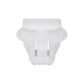 10mm White Nylon Wheel Opening Molding Clip, 16mm Head