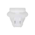 10mm White Nylon Wheel Opening Molding Clip, 16mm Head