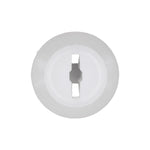 5.5mmx8mm White Nylon Window Molding Retainer, 14mm Head