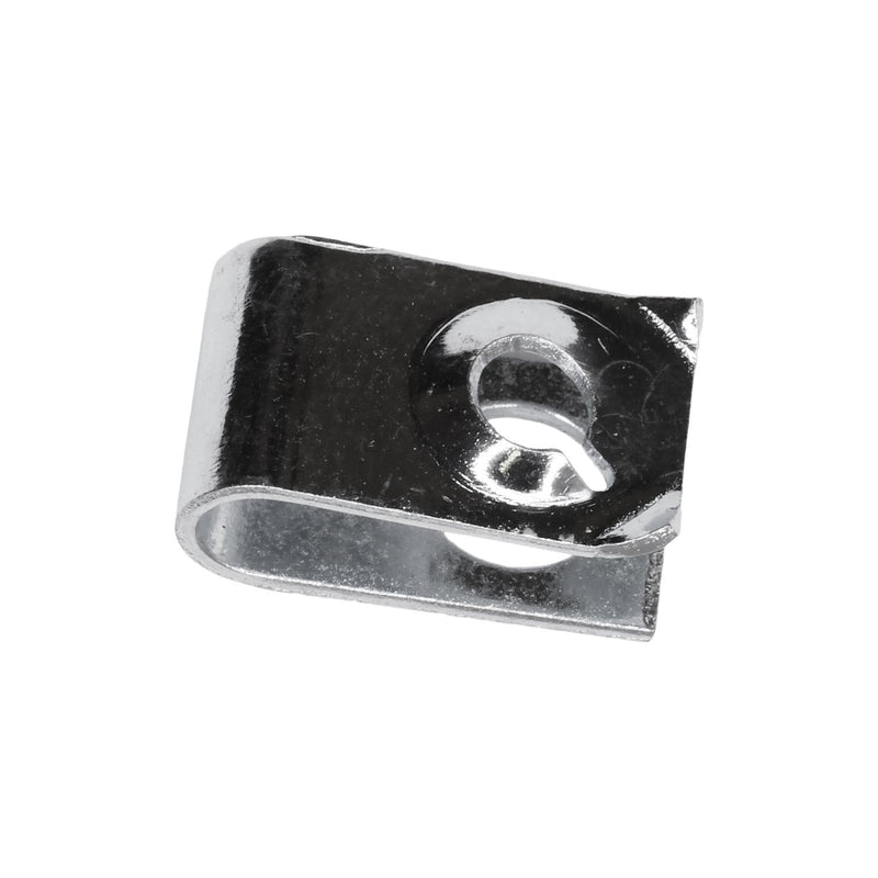 M5 Acura Honda Bumper & Under Body U-NUT, Panel 4mmMax., Bright Zinc