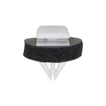 18mm White Nylon Liftgate Molding Clip with Sealer