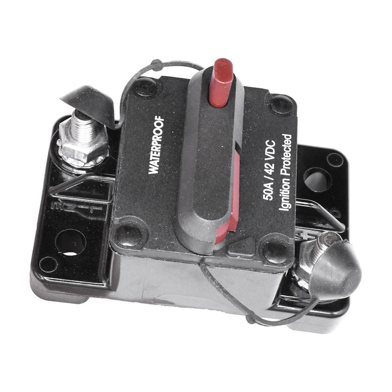 RV-Marine Waterproof Circuit Breaker 50A 42Vdc