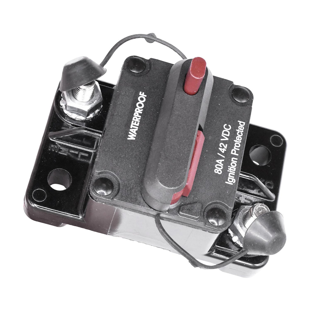 RV-Marine Waterproof Circuit Breaker 80A 42Vdc