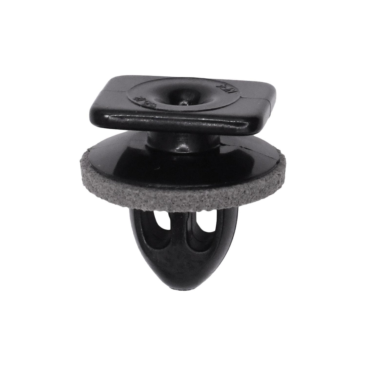 10mm Black Nylon Interior Trim Clip with Sealer, 13mm Head