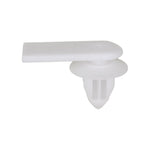 10.5mmx14mm White Nylon Rocker Molding Clip, 17mm Head