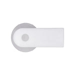 10.5mmx14mm White Nylon Rocker Molding Clip, 17mm Head