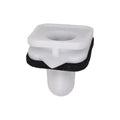 14mm White Nylon Tail Lamp Grommet, 15mmx19mm Head