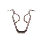 16mm Vw Pillar Trim Clip, Yellow Zinc