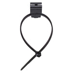 Black Nylon Vw Cable Tie with Mounting Clip, 55mm Bundle Diam