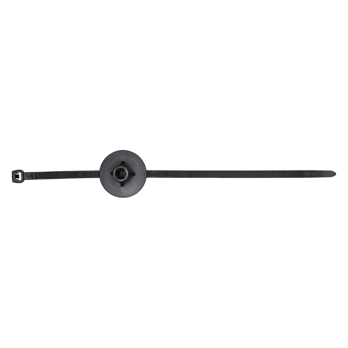 Black Nylon Vw Cable Tie with Mounting Clip, 55mm Bundle Diam