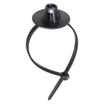 Black Nylon Vw Cable Tie with Mounting Clip, 55mm Bundle Diam