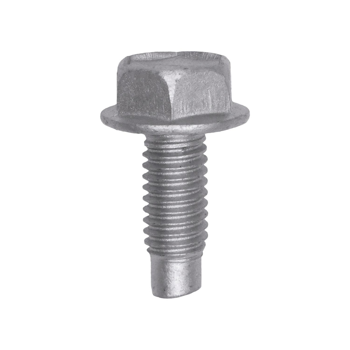 M6-1.0x16mm Bumper Cover Screw, Dog Point, 13mm Washer, Zinc