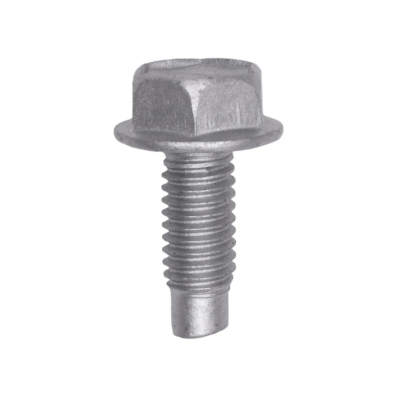 M6-1.0x16mm Bumper Cover Screw, Dog Point, 13mm Washer, Zinc