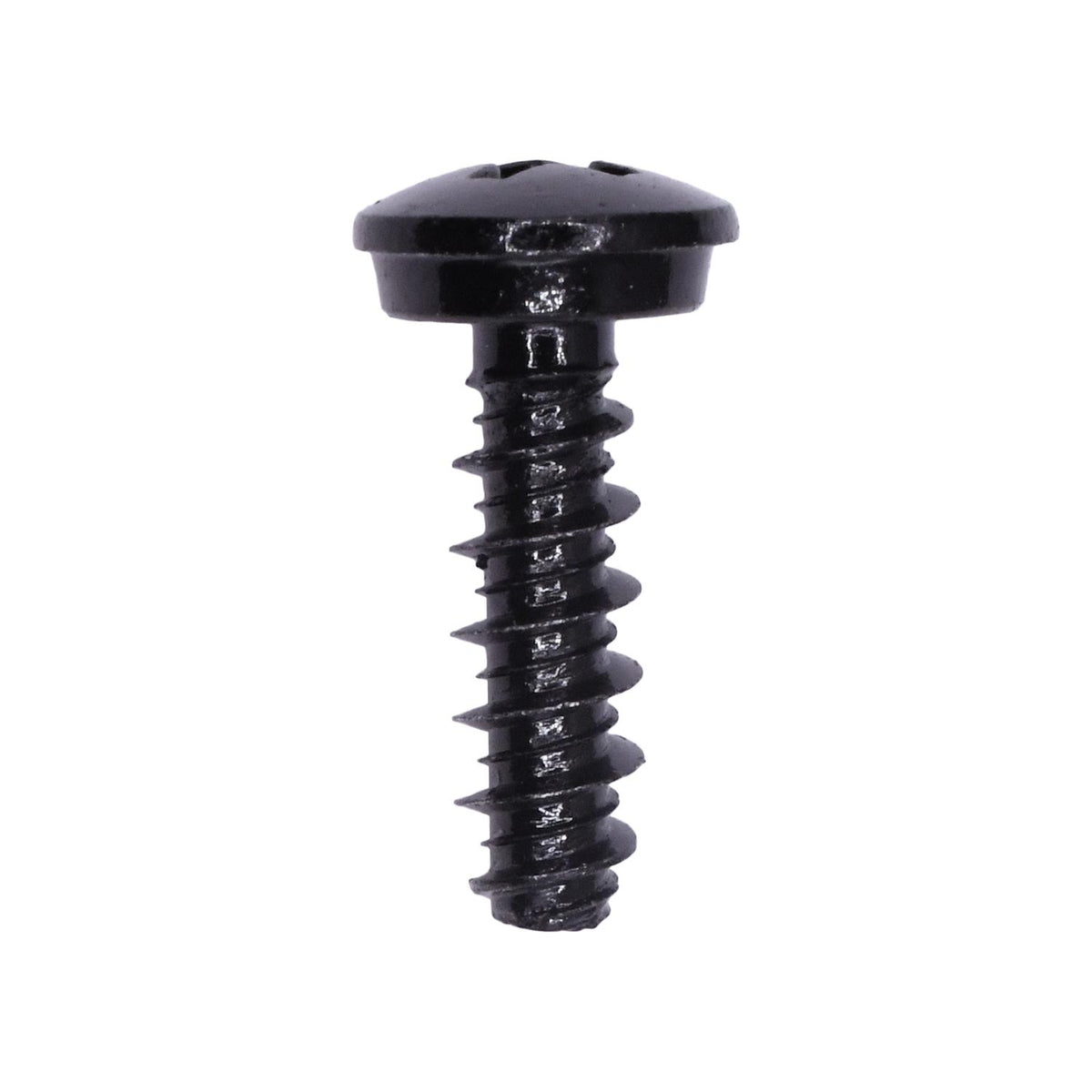 M5x16mm Oval Head Bmw L P Bracket Phil Undercut Hi Lo Tap Scrw Screw, Black Zinc