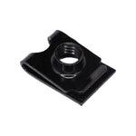 M6-1.0 Hyunda Bumper Cover U-Nut, Panel 1.5mm, Black Zinc