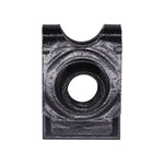 M6-1.0 Hyunda Bumper Cover U-Nut, Panel 1.5mm, Black Zinc